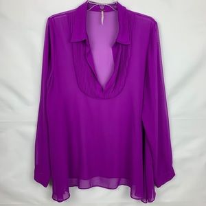 Free People Georgette Top